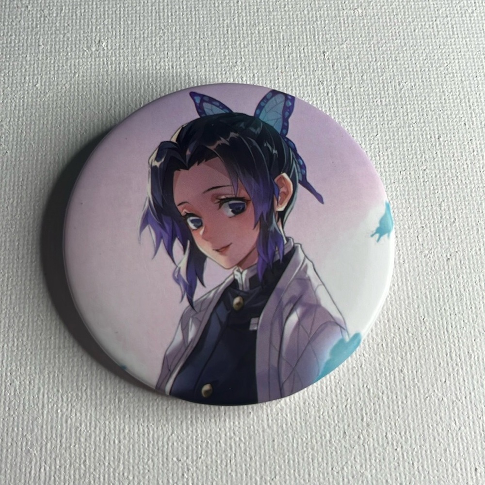 Demon Slayer | Anime | 2.36” Button Pin | Shinobu